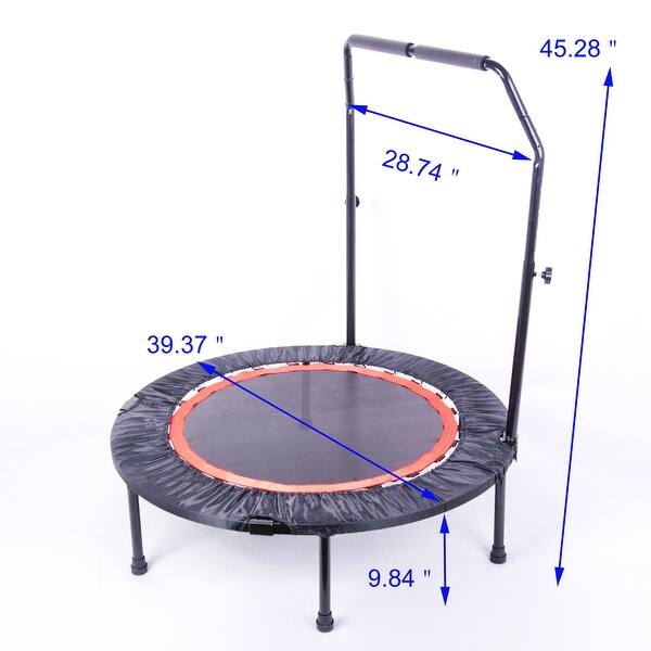 40 Inch Mini Exercise Trampoline for Adults or Kids Indoor Fitness